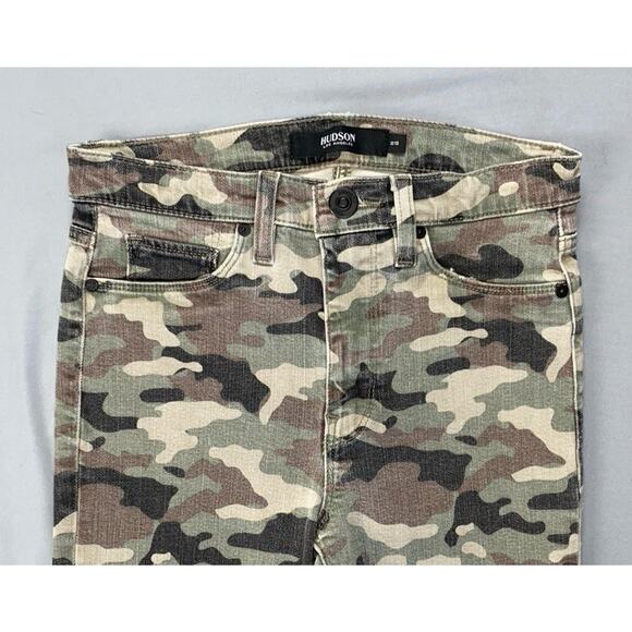 Hudson Barbara Super Skinny Stretch Denim Jeans. Washed Camo, Women's 25. GUC! - Picture 2 of 5